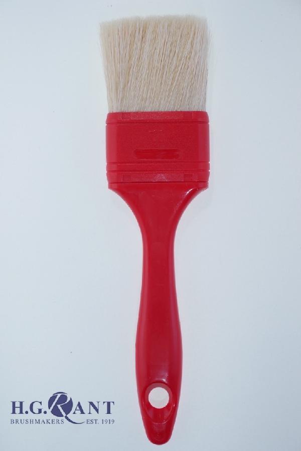 Flat Red Pastry brush (Also available with wood handle)